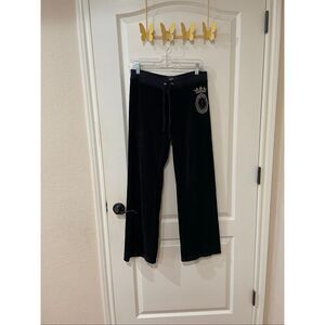 Juicy Couture Vintage YTk Black Bootcut Pants size small